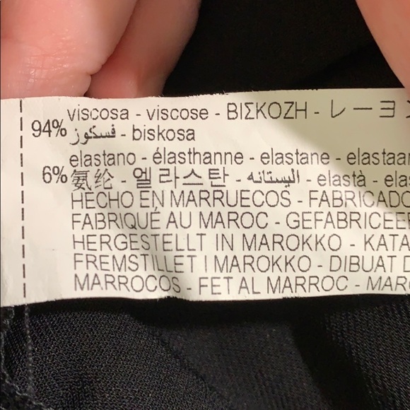 NWT. Zara Black Top. Size XS. - Picture 5 of 6